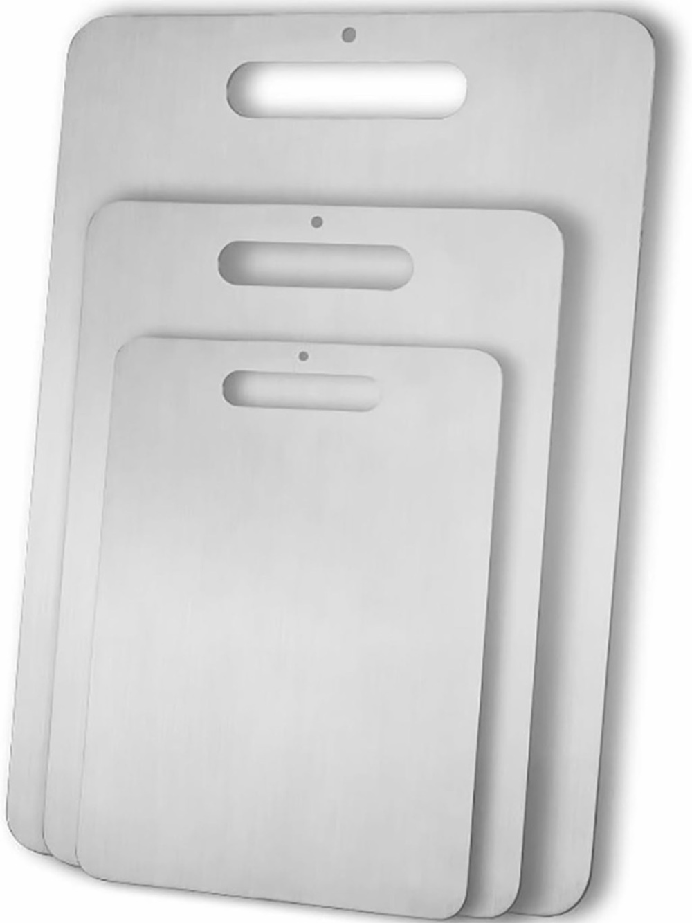 Stainless Steel Cutting Board, Chop Board, Double Sided Cutting Board